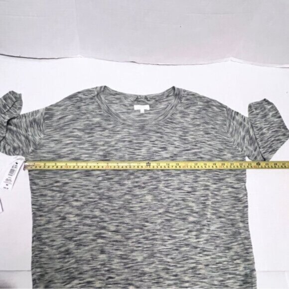 Aritzia  * NEW Wilfred Balzac  heathered sweater   linen-blend  Italian Yarn M - Picture 8 of 12